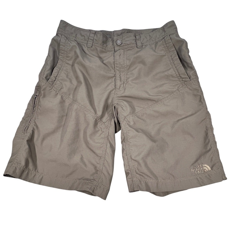 The North Face Taupe Brown Nylon Cargo Utility Shorts Mens 32
